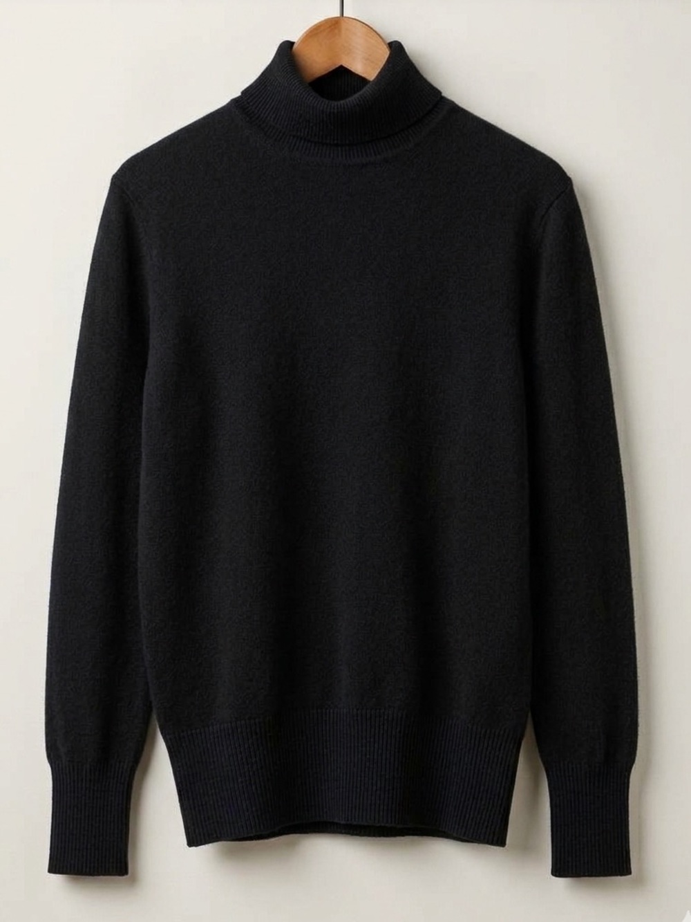 Covington 100% Cashmere Turtleneck Sweater Black XXL
